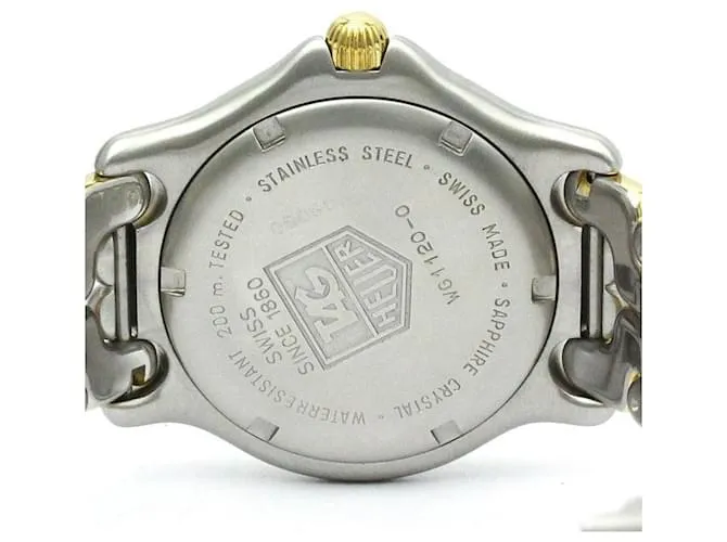 TAG HEUER Sel Profesional 200M Reloj de Acero Baño de Oro WG1120 