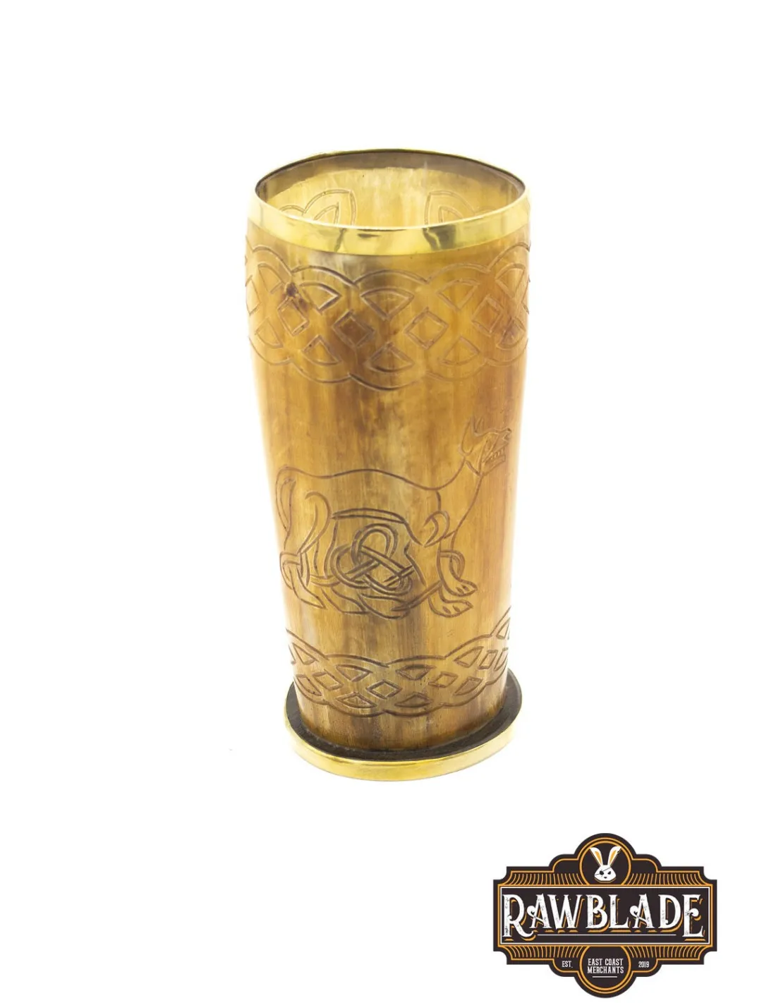 Taza Asta de Cuerno perro Celta (0,3 l.)
