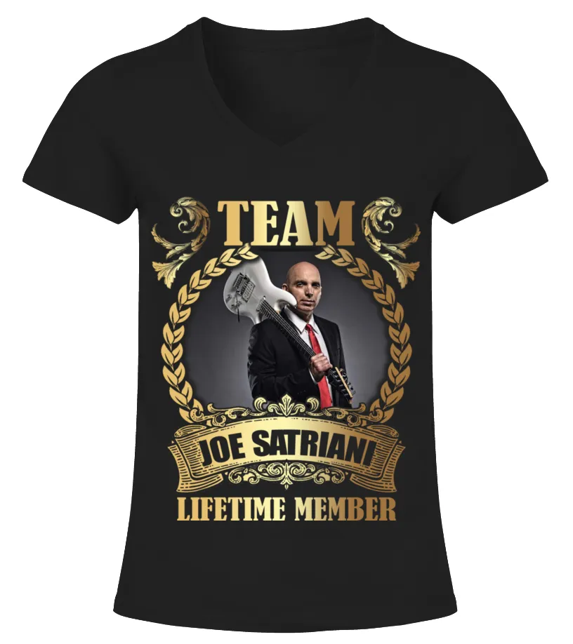 TEAM JOE SATRIANI  LIFETIME MEMBER CAMISETA CUELLO PICO MUJER
