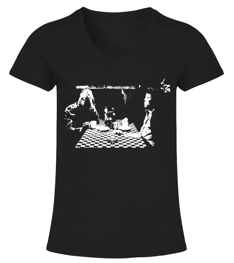 Tom Waits BK (11) Camiseta cuello pico Mujer