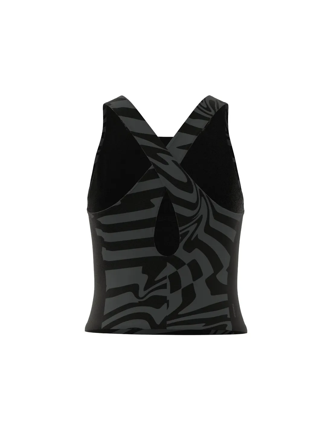 Top de Fitness adidas Essentials Techfot Printed Mujer Negro