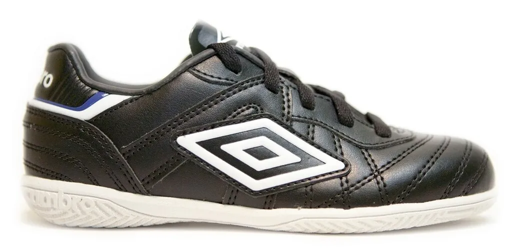 Umbro Speciali Eternal Club IC Junior Hallenfußballschuhe Schwarz / Weiß
