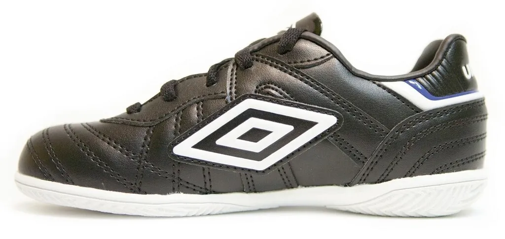 Umbro Speciali Eternal Club IC Junior Hallenfußballschuhe Schwarz / Weiß