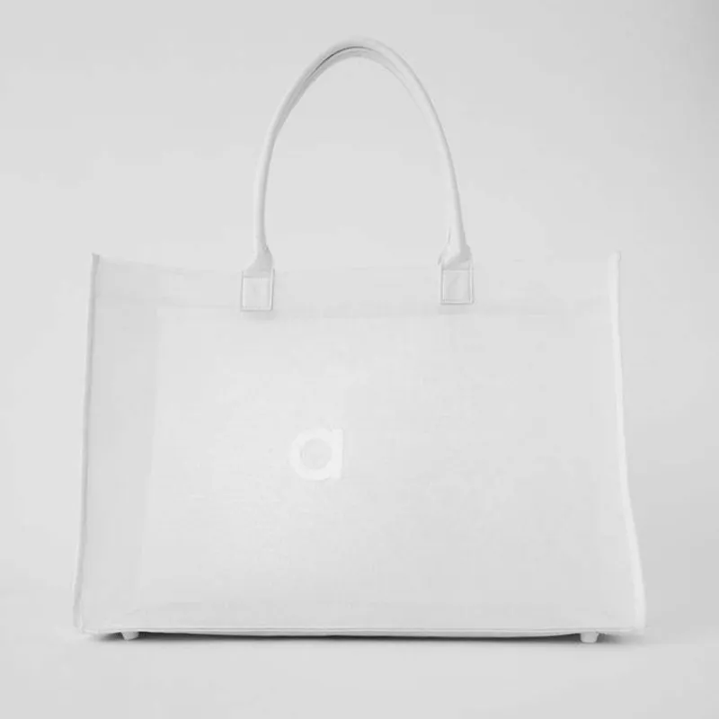 Un bolso de diseñador bolso de bolso de malla de malla lujosa para mujer yoga fitness compras bolsos para el hombro de la playa 