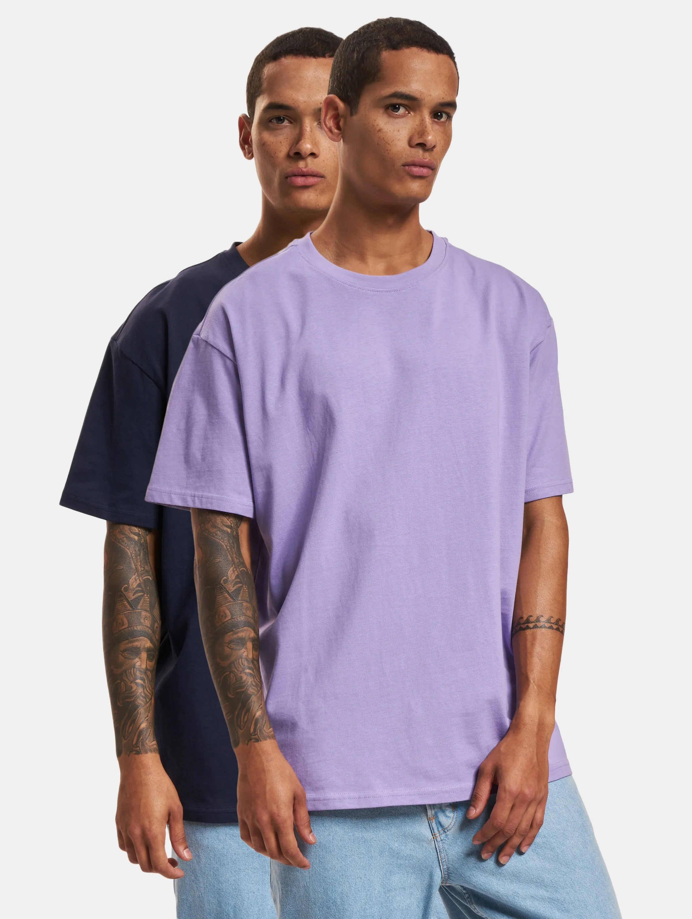 URBAN CLASSICS HEAVY OVERSIZED 2PACK