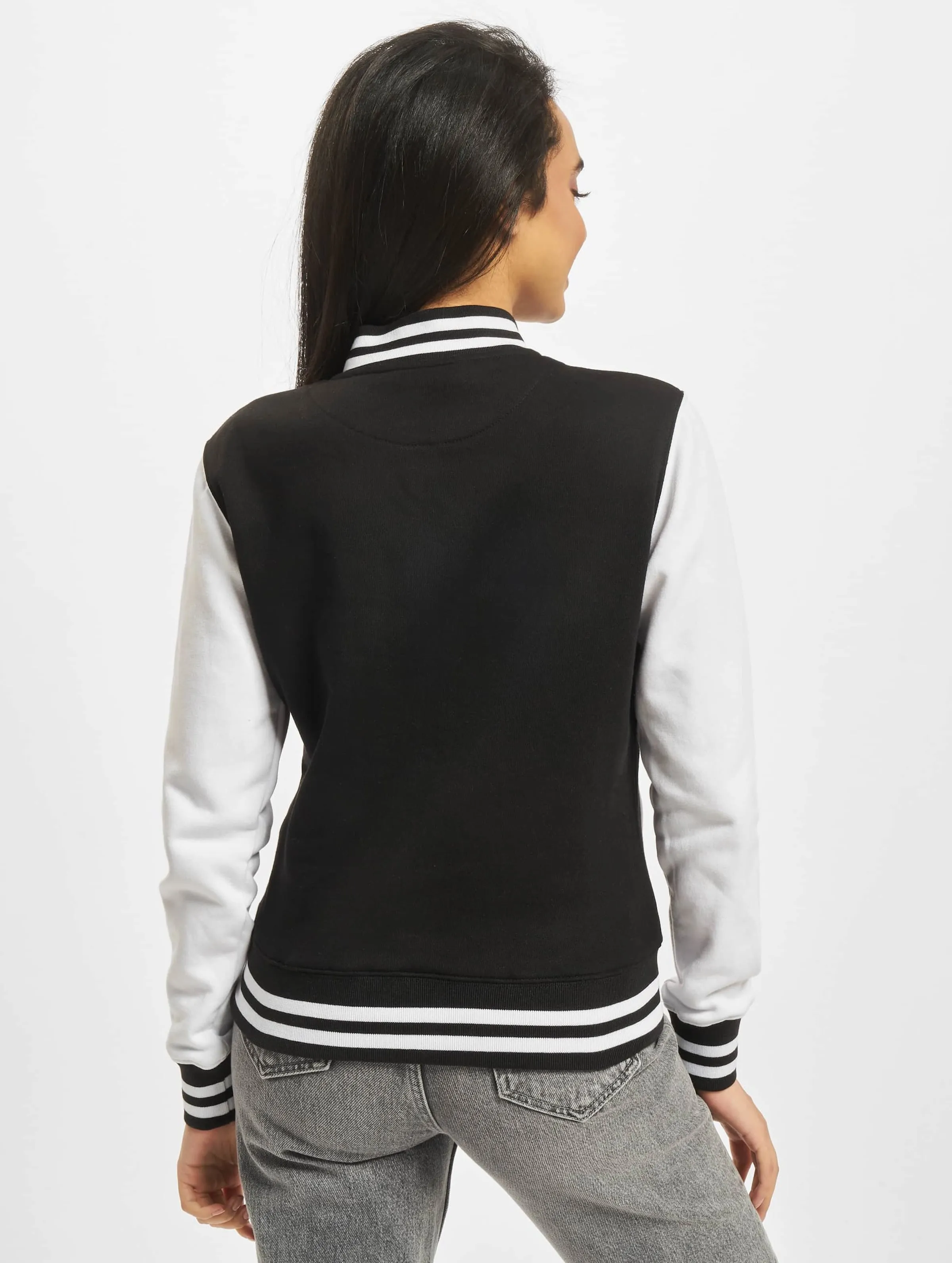 URBAN CLASSICS LADIES 2TONE COLLEGE SWEATJACKET