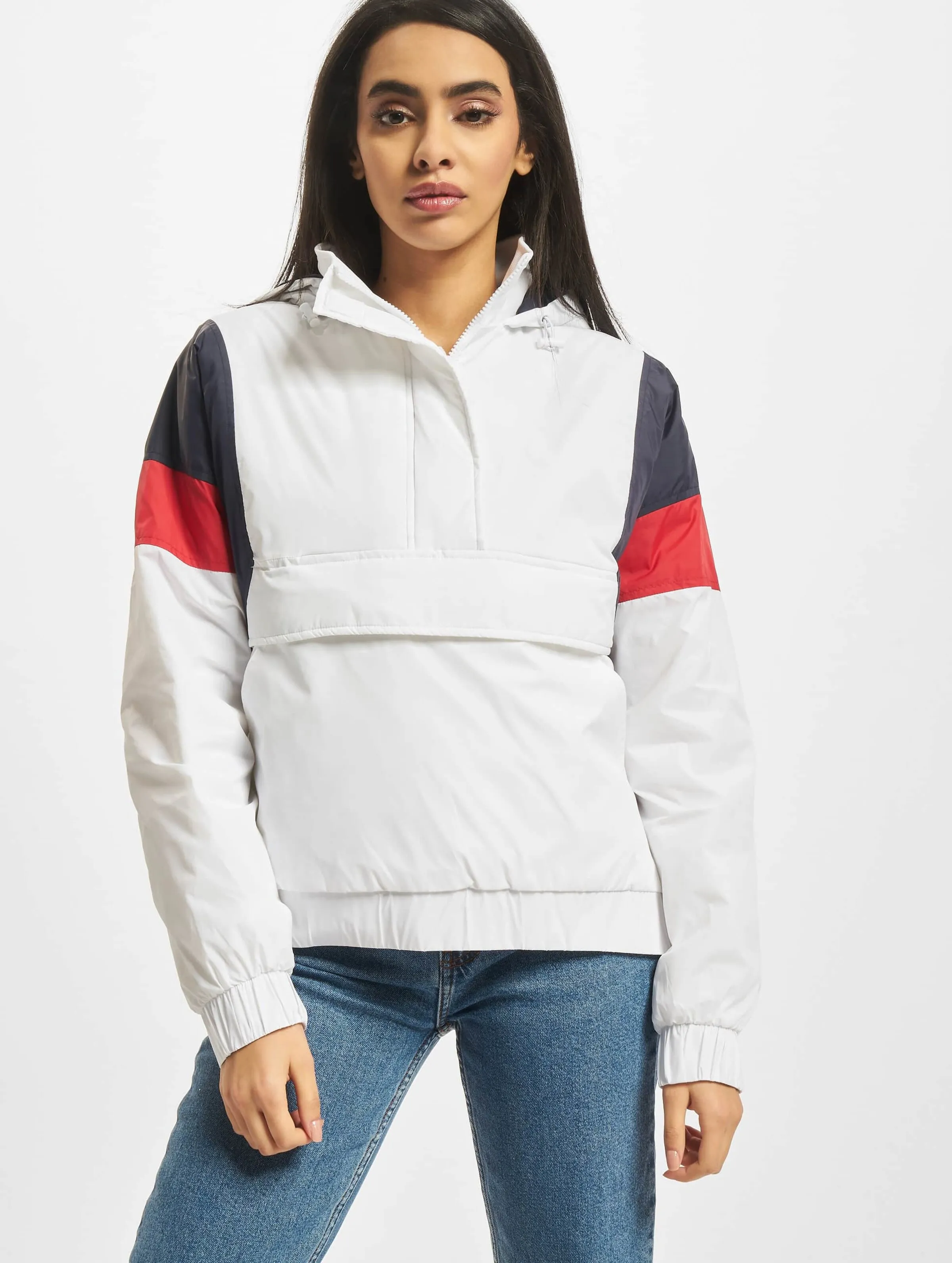 URBAN CLASSICS LADIES 3TONE PADDED PULL OVER