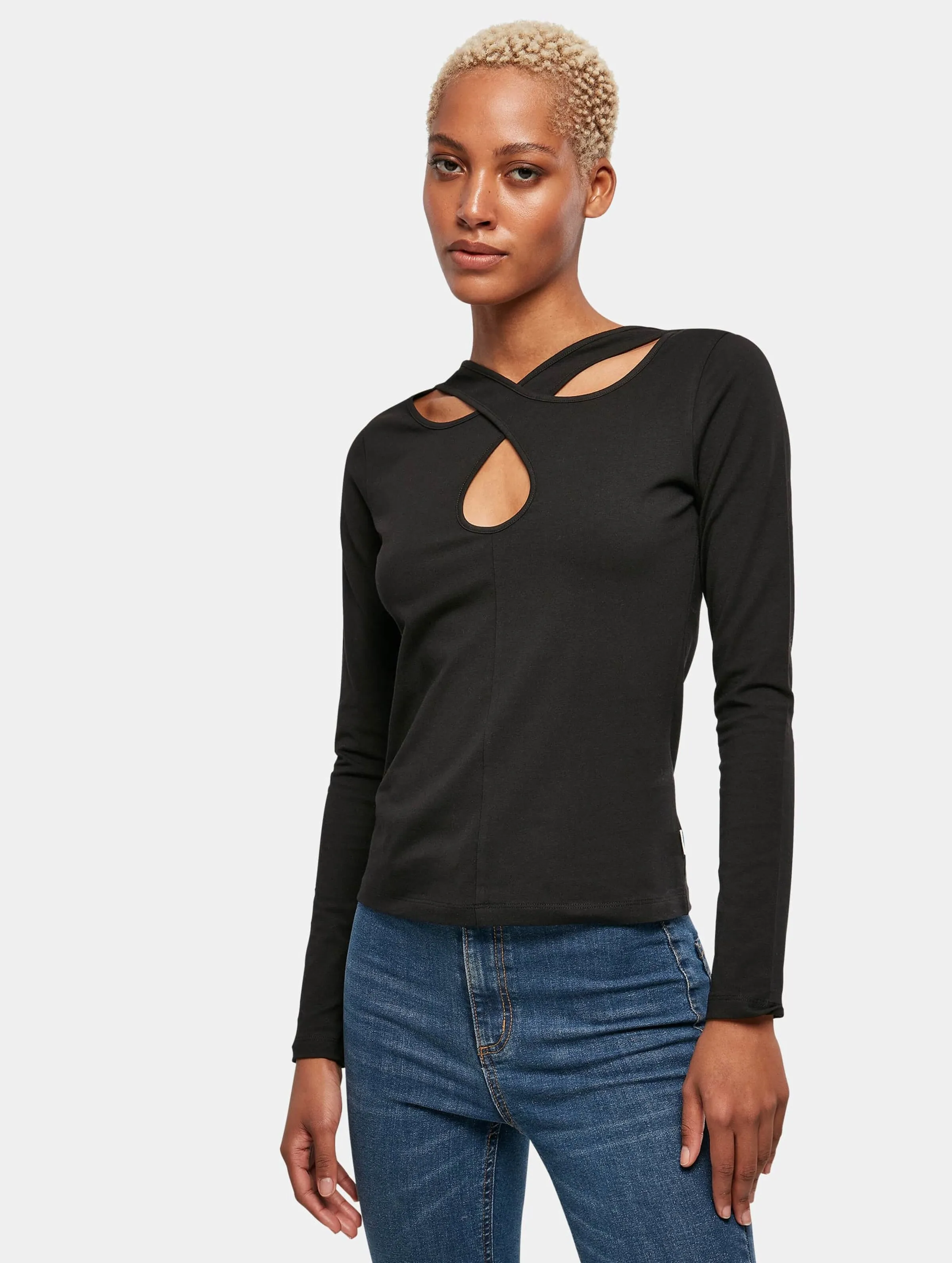 Urban Classics Ladies Crossed Cut Out