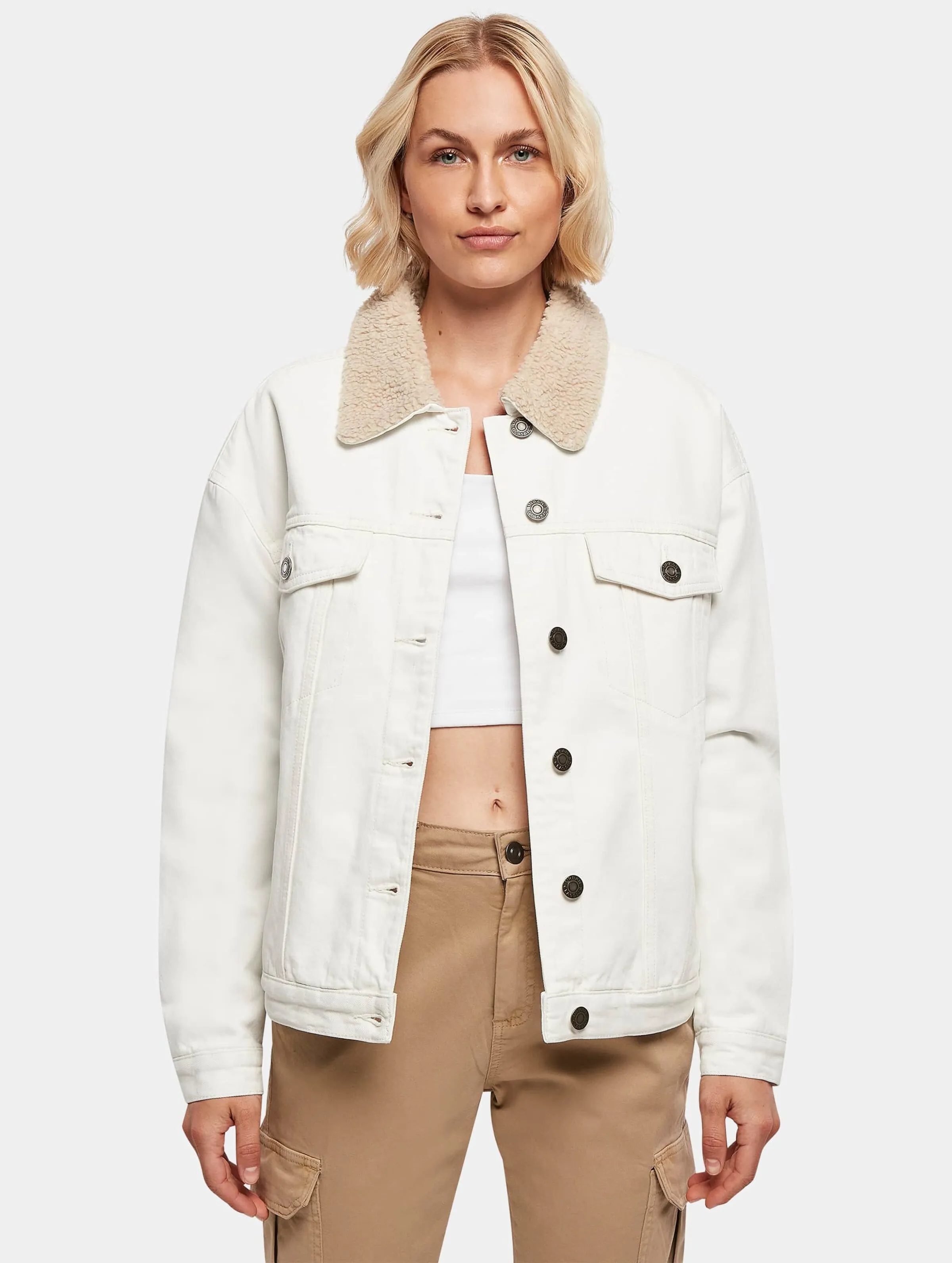 Urban Classics Ladies Oversized Sherpa