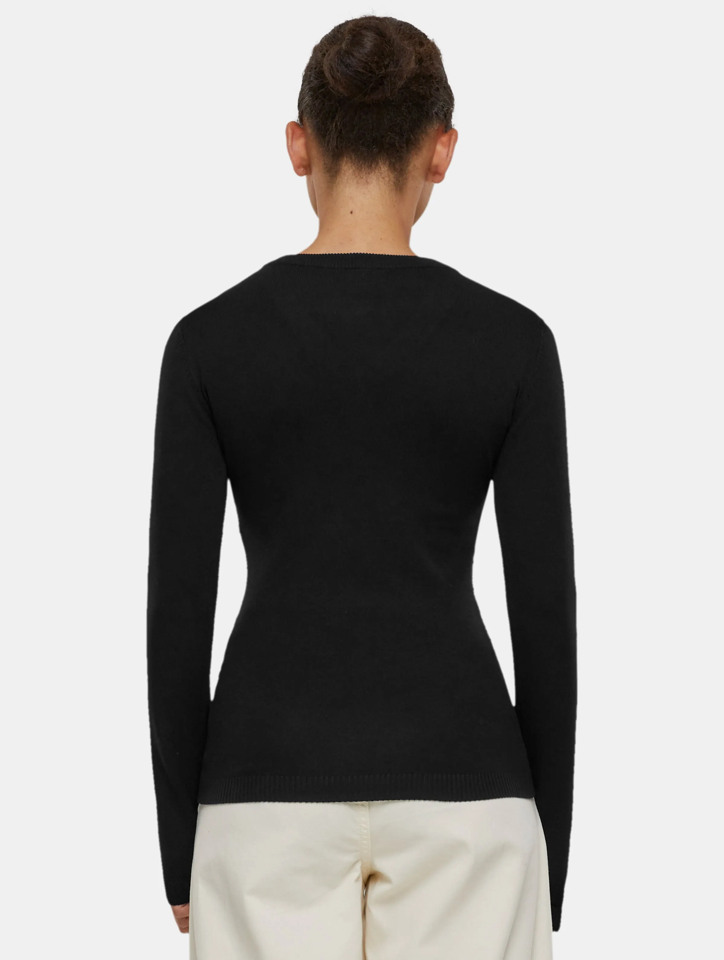 URBAN CLASSICS URBAN CLASSICS LADIES KNITTED VNECK LONGSLEEVES