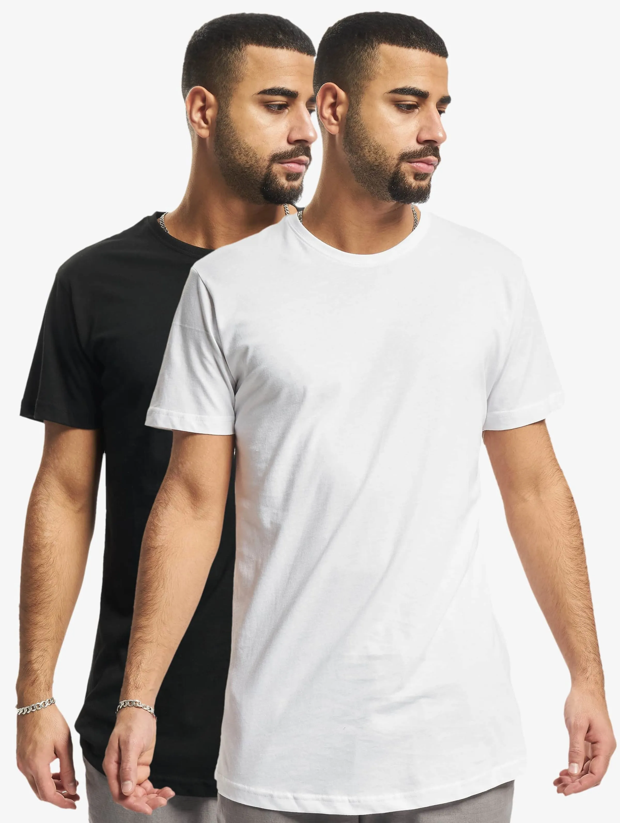URBAN CLASSICS URBAN CLASSICS PREPACK SHAPED 2PACK TSHIRTS