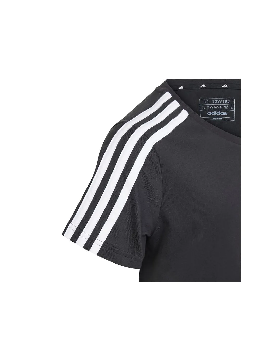 Vestido adidas Essentials 3 Bandas Niña Negro
