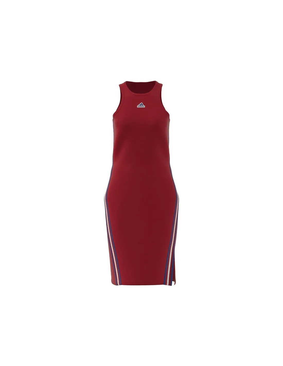 Vestido adidas Future Icons 3Bandas Essentials Mujer Rojo
