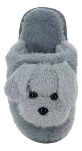 Via Urbana Pantufla Afelpada Perro Frio Invierno Mujer 87392