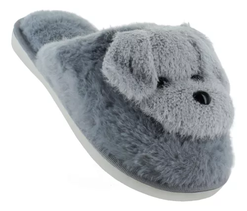 Via Urbana Pantufla Afelpada Perro Frio Invierno Mujer 87392