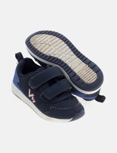 Vty Zapatilla azul combinada