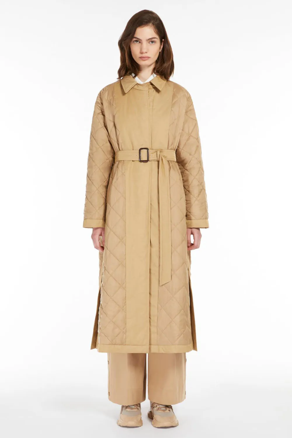 Weekend Max Mara Gabardina Reversible Trafoi Beige