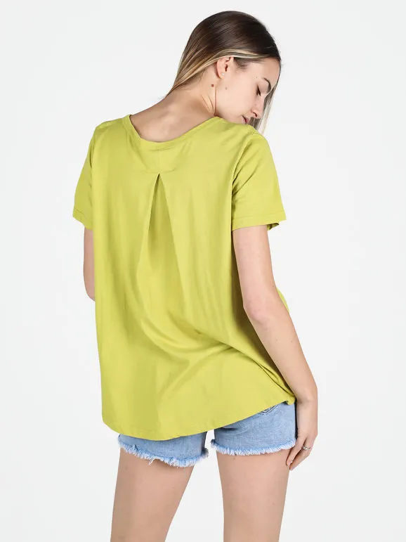 Wendy Trendy Camiseta maxi evasé de mujer de algodón