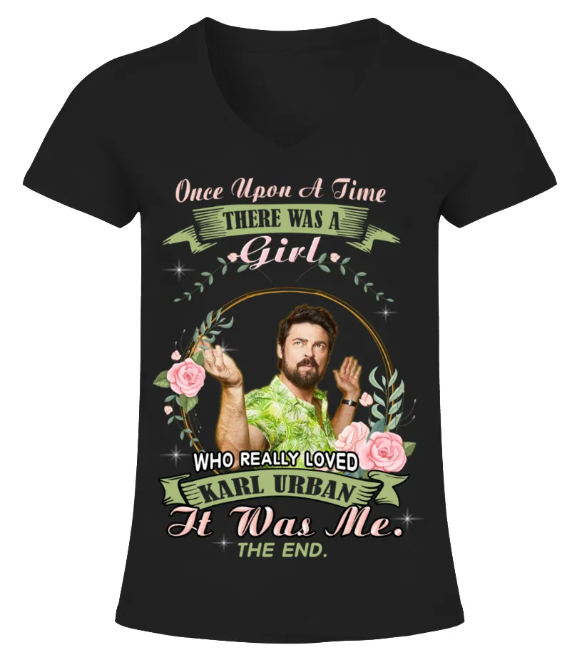 WHO REALLY LOVED KARL URBAN Camiseta cuello pico Mujer
