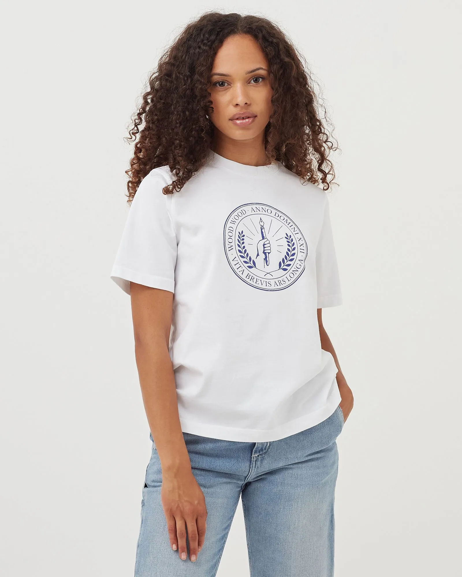 WOOD WOOD Alma Seal Tee
