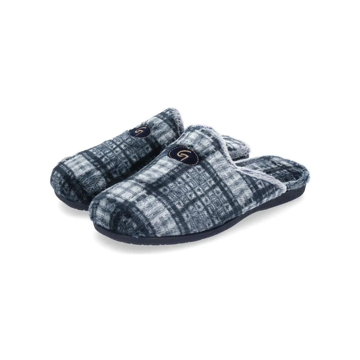 ZAPATILLA  6001 RECTANGULOS AZUL
