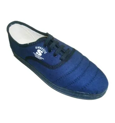 Zapatilla cordones plana para andar Soca en azul marino