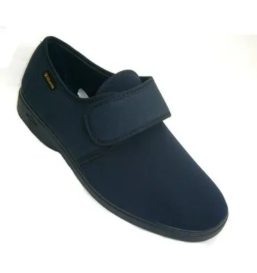 Zapatilla hombre muy cómoda toda la pala de licra Alberola en azul marino