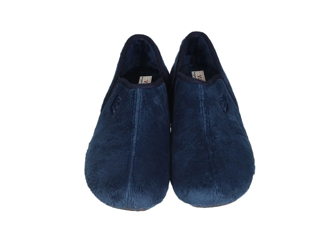 Zapatilla Pelo Azul Elasticos