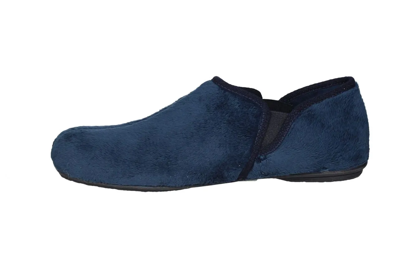 Zapatilla Pelo Azul Elasticos