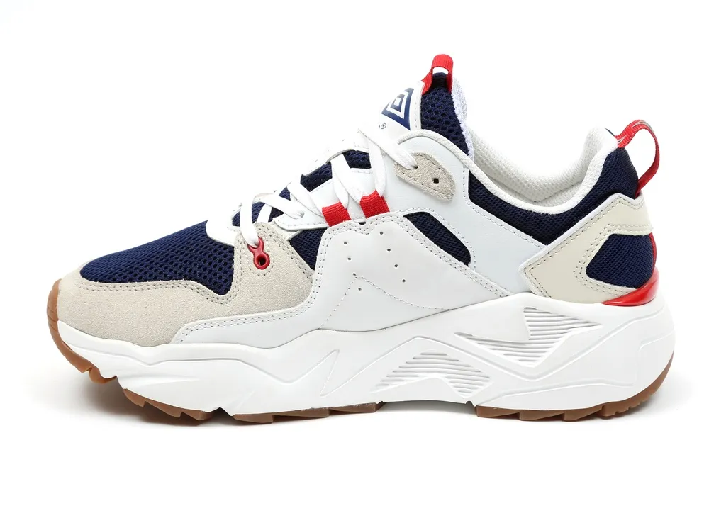 Zapatilla Umbro Run White / Navy / Red