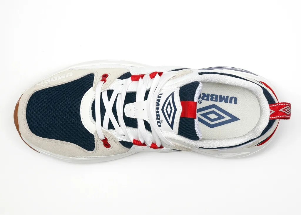 Zapatilla Umbro Run White / Navy / Red