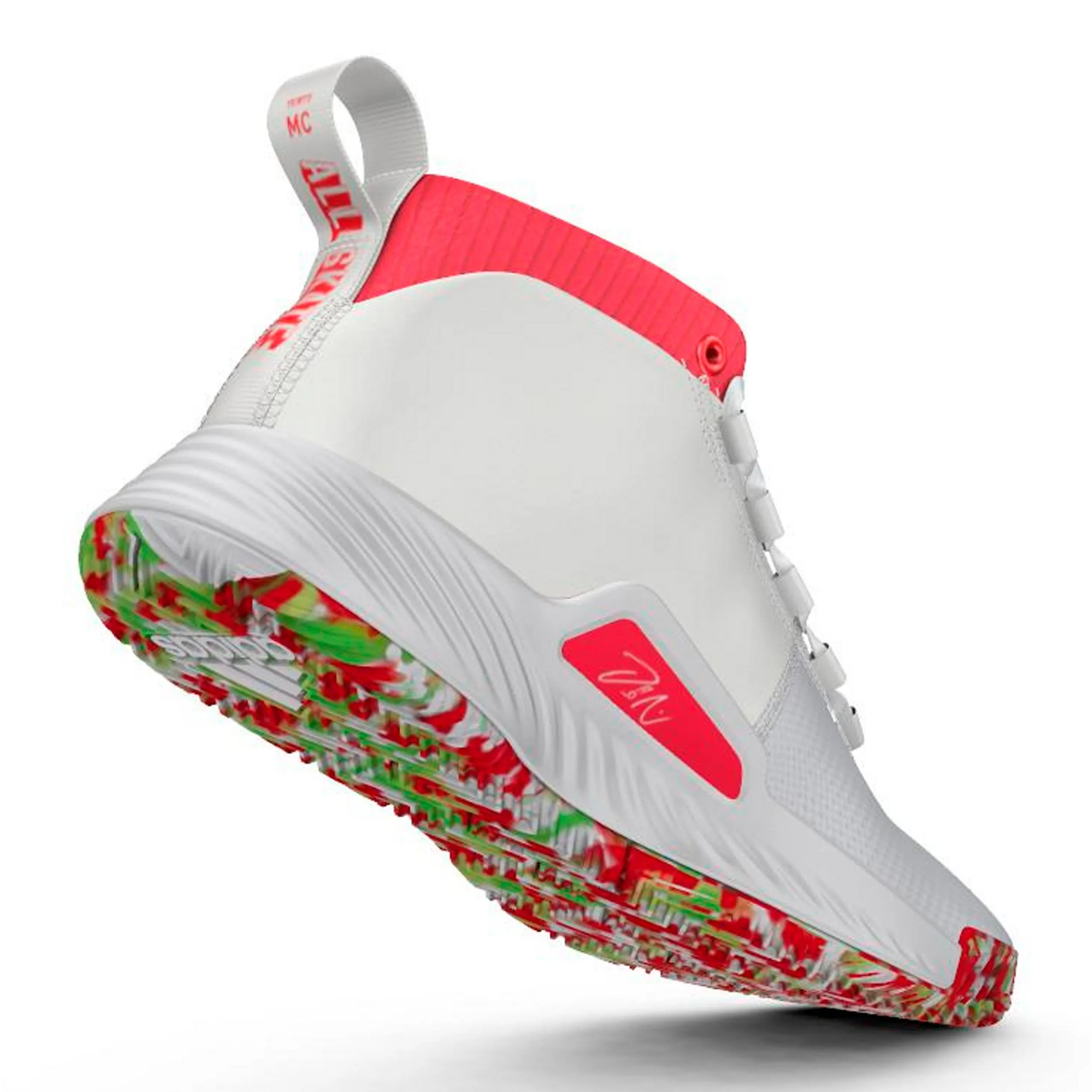 Zapatillas Básquetbol Hombre Adidas Dame 5 Blanca