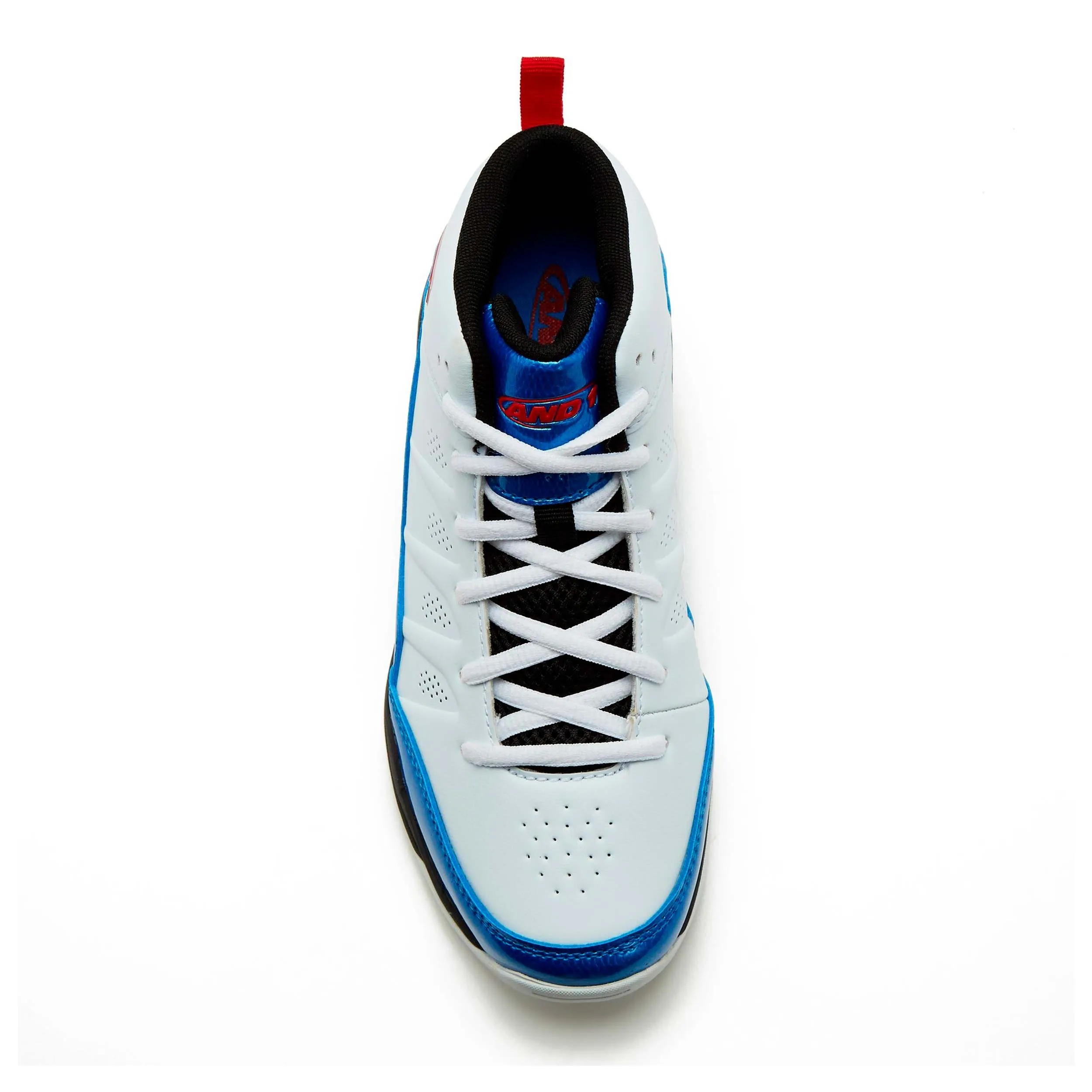 Zapatillas Básquetbol Niño AND1 Breakout Blanca/Celeste