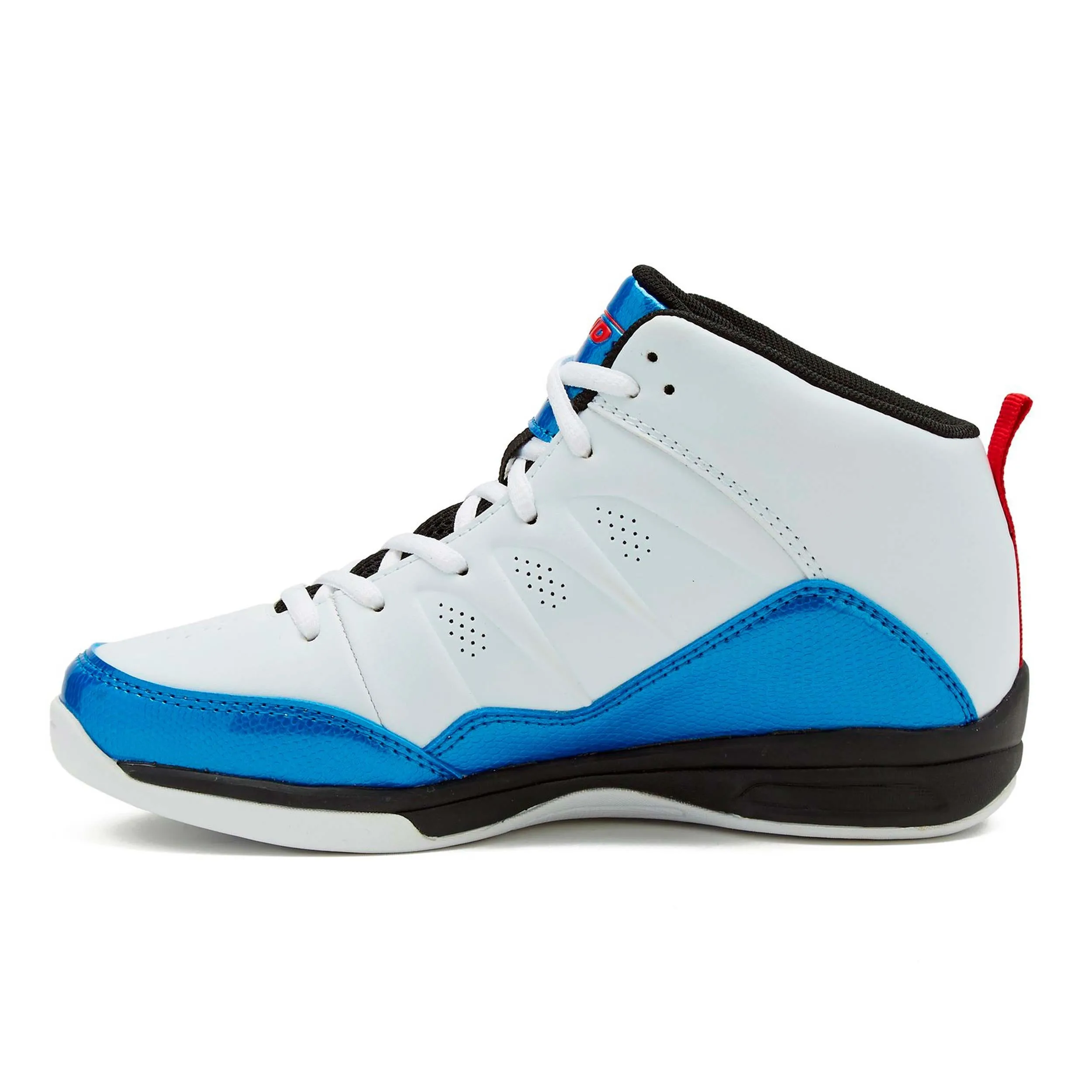 Zapatillas Básquetbol Niño AND1 Breakout Blanca/Celeste