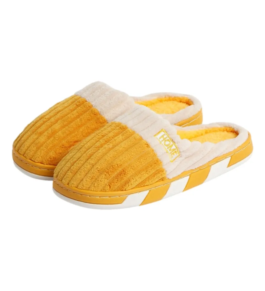 Zapatillas De Estar Por Casa amarillo