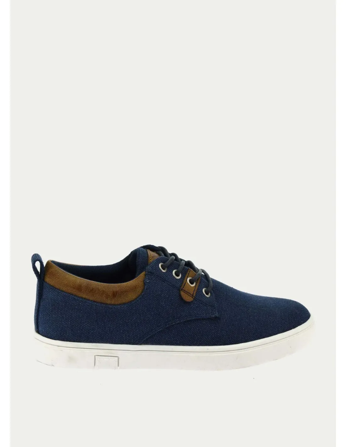 ZAPATILLAS DE LONA CHICA10 KIDS REX MARINO 