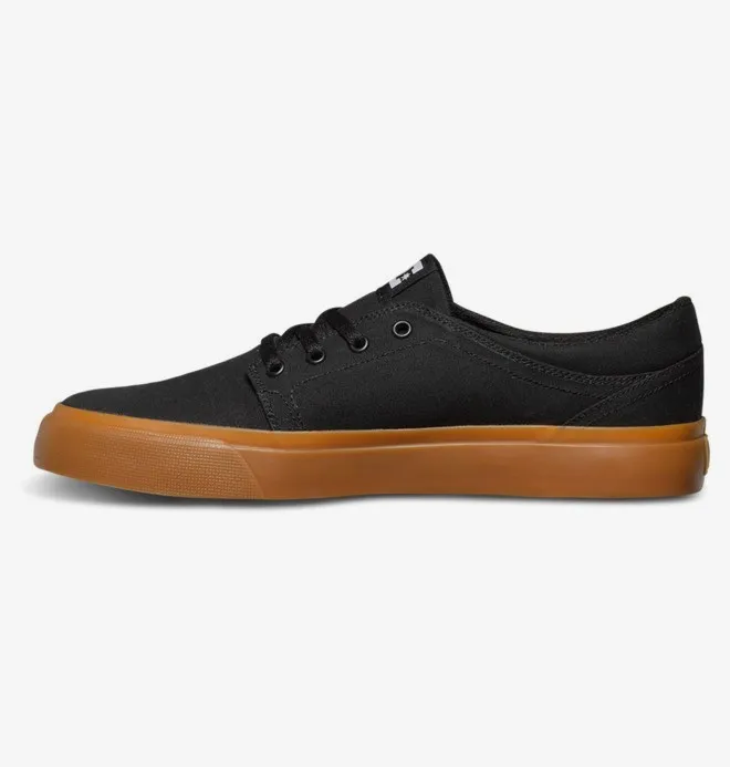 Zapatillas de lona DC SHOES para hombre TRASE TX BLACK/GUM (bgm) Ref. ADYS300126 Negro goma