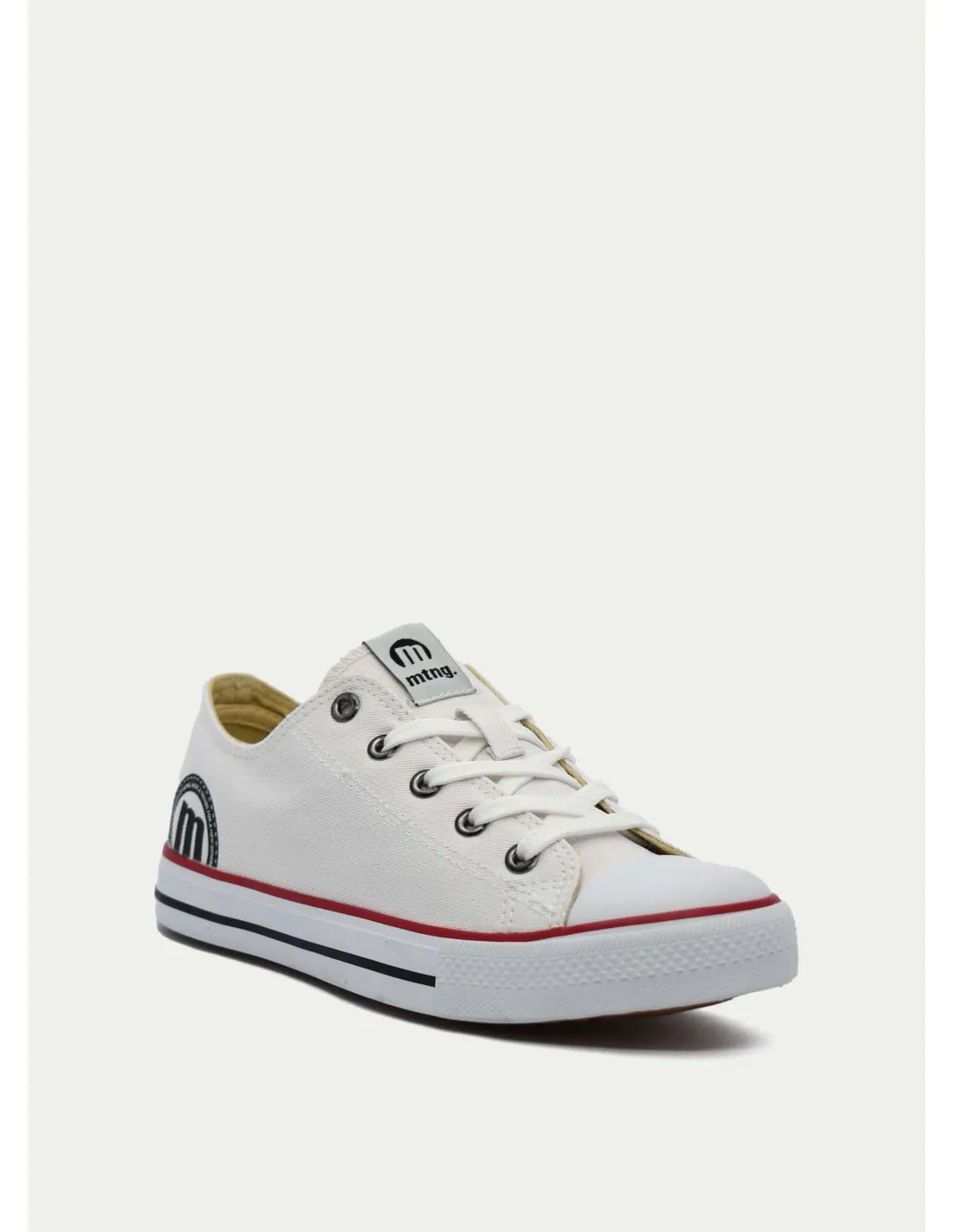 ZAPATILLAS DE LONA MUSTANG KIDS 81200 BLANCO 