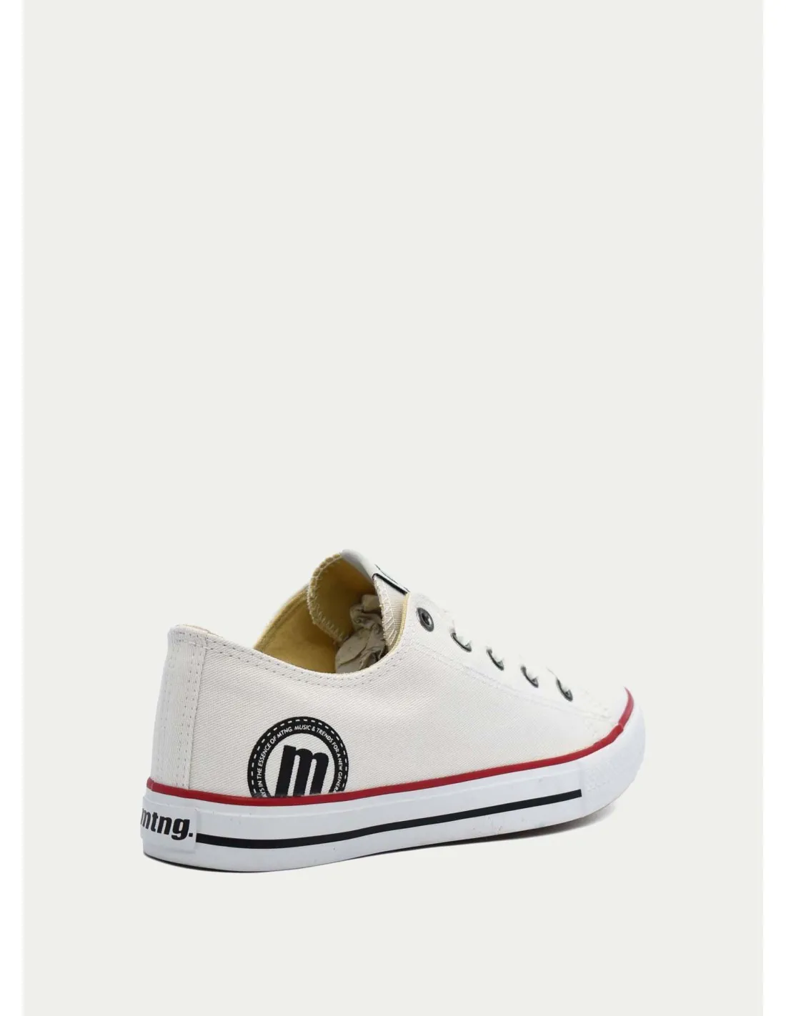 ZAPATILLAS DE LONA MUSTANG KIDS 81200 BLANCO 
