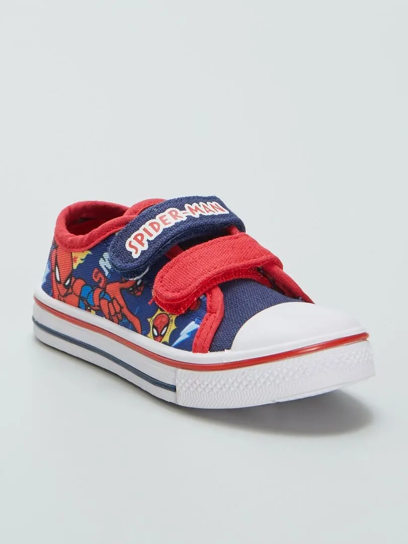 ZAPATILLAS DE TELA 'SPIDERMAN'  AZUL