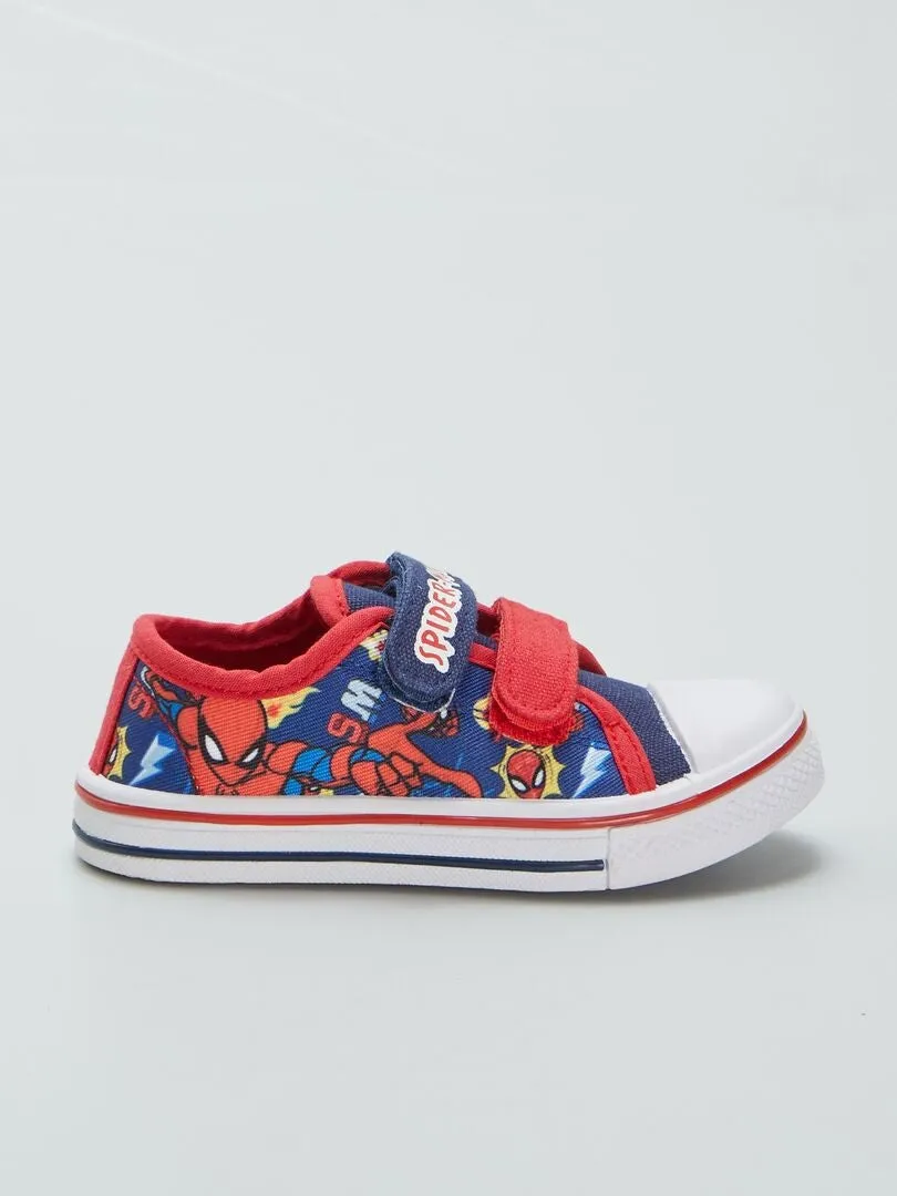 ZAPATILLAS DE TELA 'SPIDERMAN'  AZUL