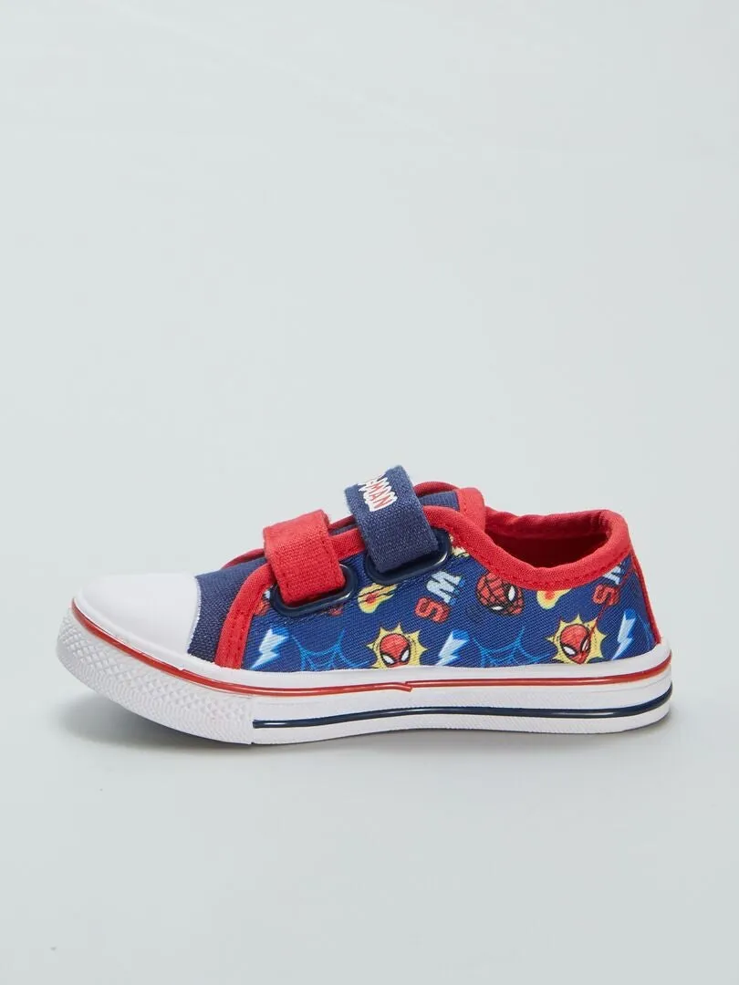 ZAPATILLAS DE TELA 'SPIDERMAN'  AZUL
