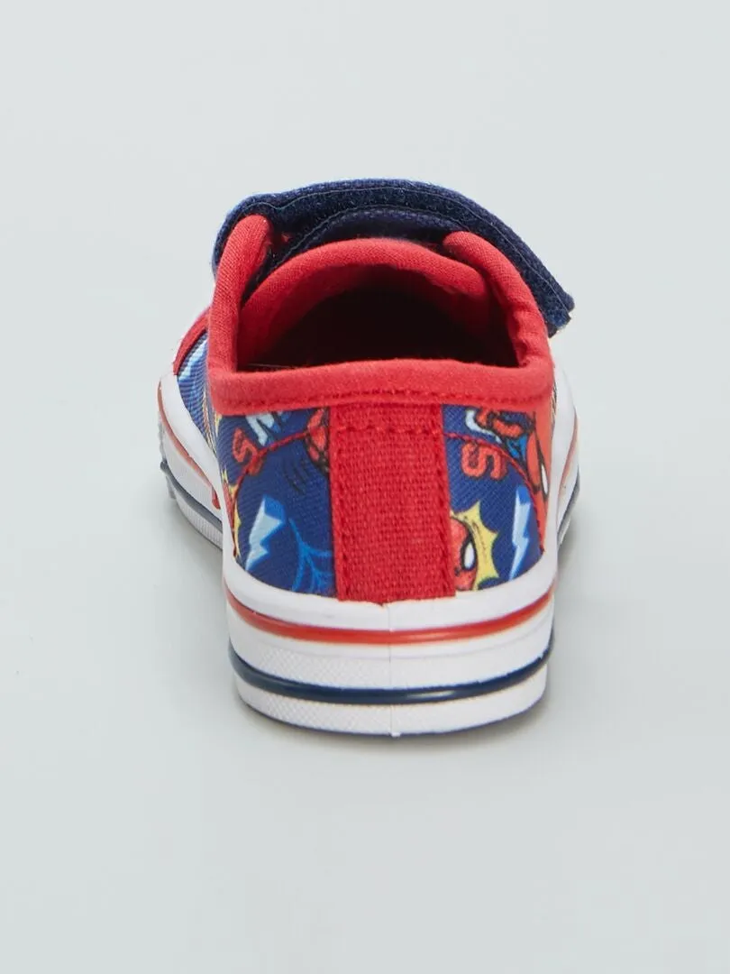 ZAPATILLAS DE TELA 'SPIDERMAN'  AZUL