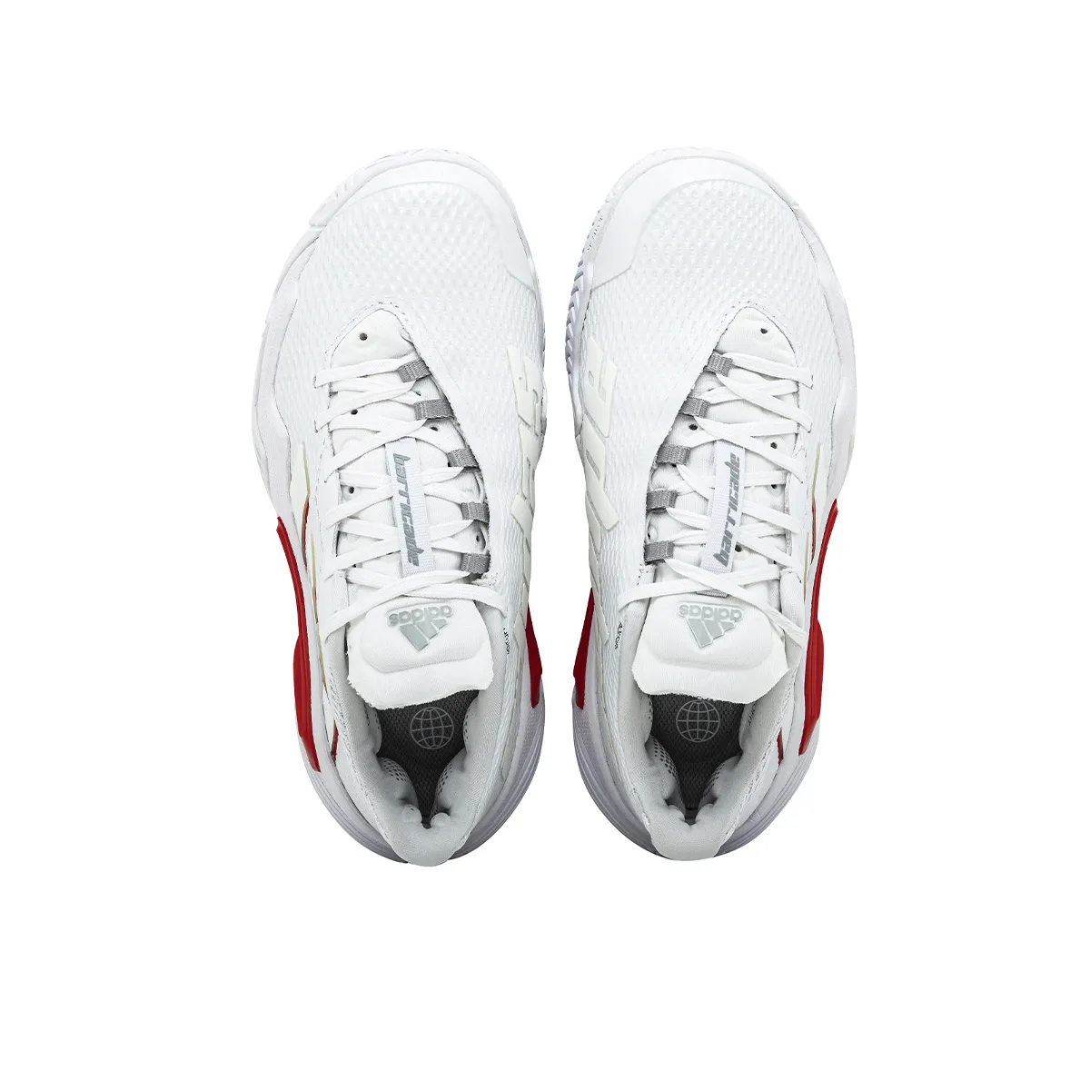 Zapatillas De Tenis Adidas Barricade Mujer Blanca