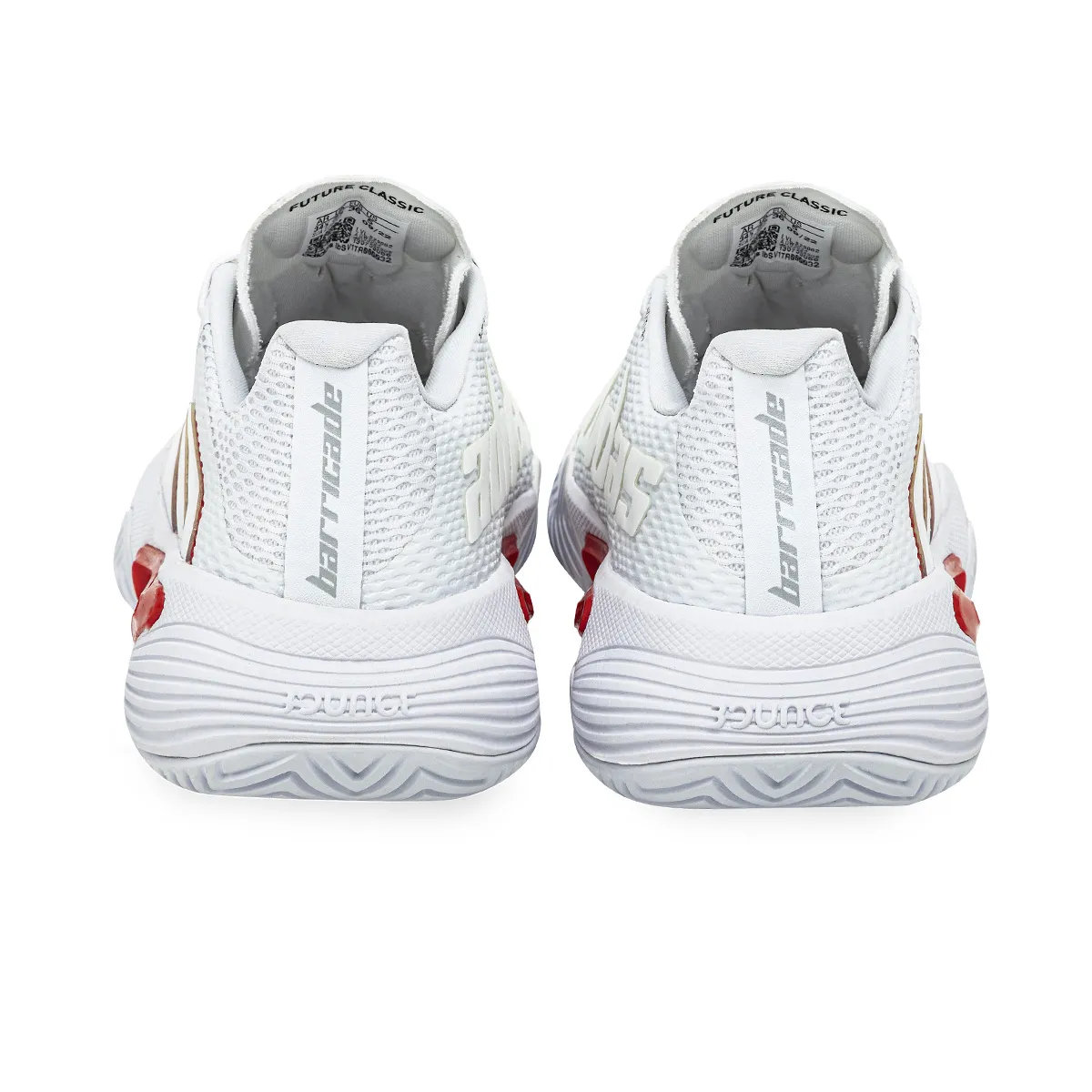Zapatillas De Tenis Adidas Barricade Mujer Blanca