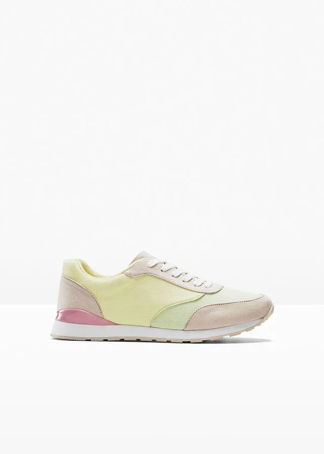 ZAPATILLAS DEPORTIVAS BEIGEVERDEAMARILLOROSA