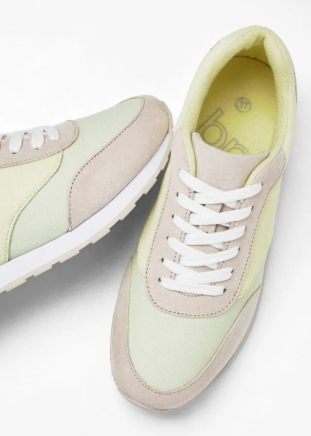 ZAPATILLAS DEPORTIVAS BEIGEVERDEAMARILLOROSA
