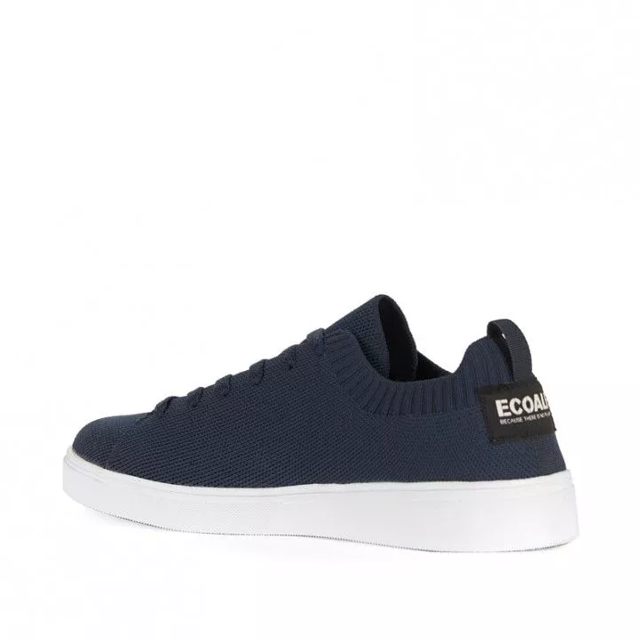 Zapatillas lona ECOALF azules con suela blanca