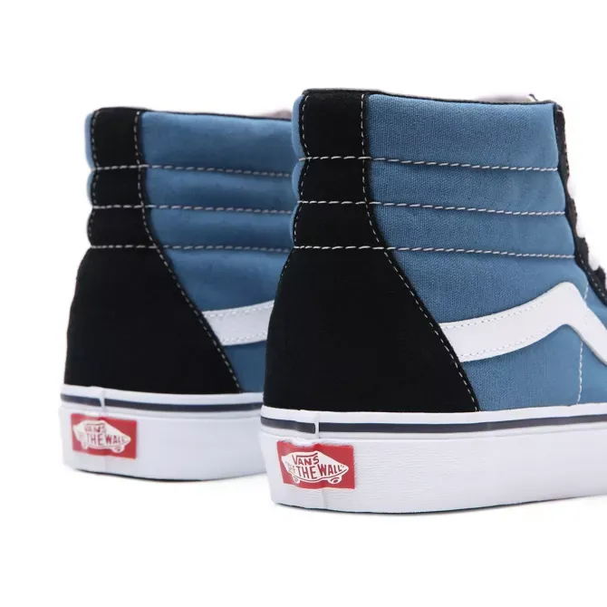 ZAPATILLAS MEDIA CAñA VANS SKATE NúMERO UNO DEL MUNDO CHICA SK8HI NAVY REF. VN000D5INVY AZUL/NEGRAS