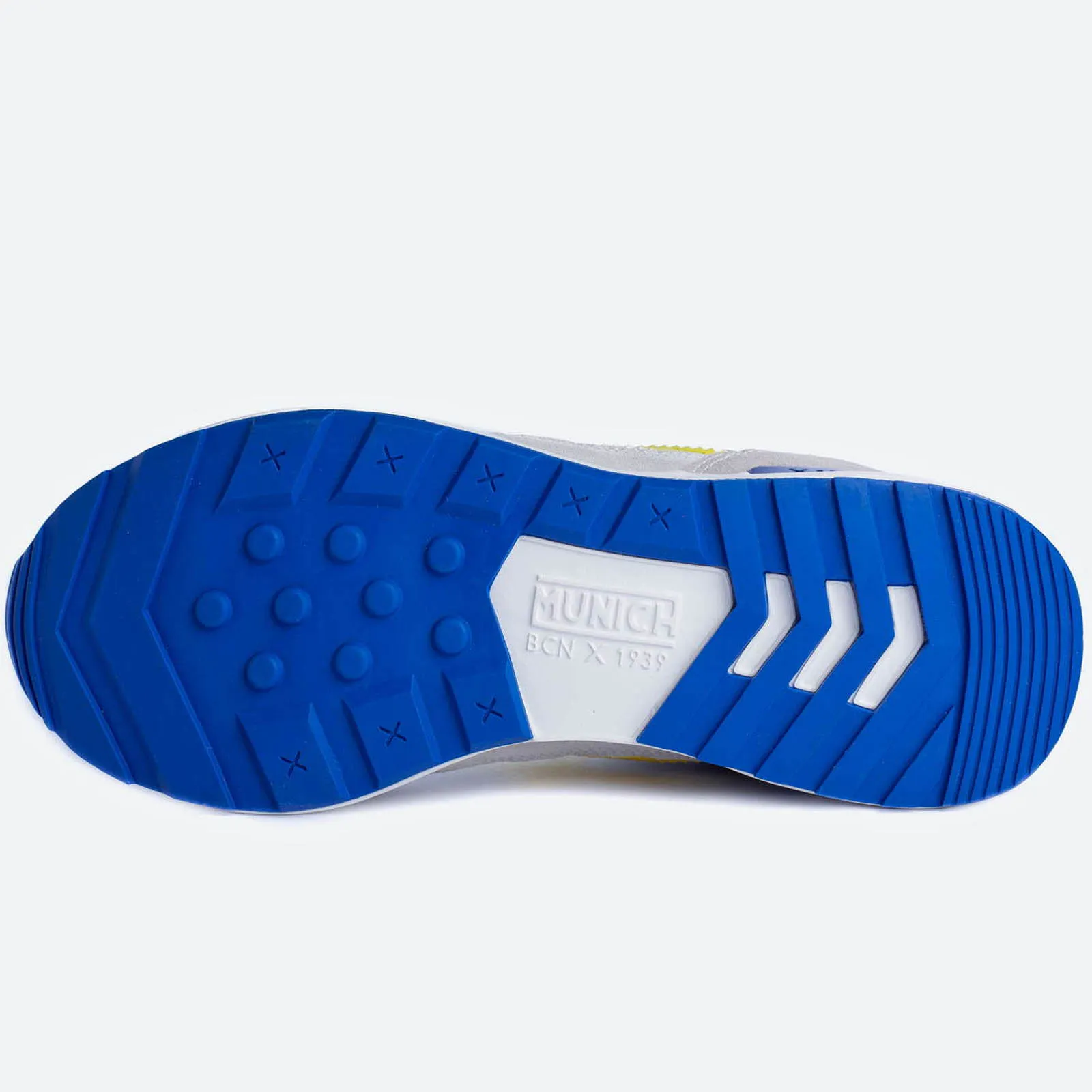 Zapatillas Munich Alpha 61 Blanca / Azul / Amarillo